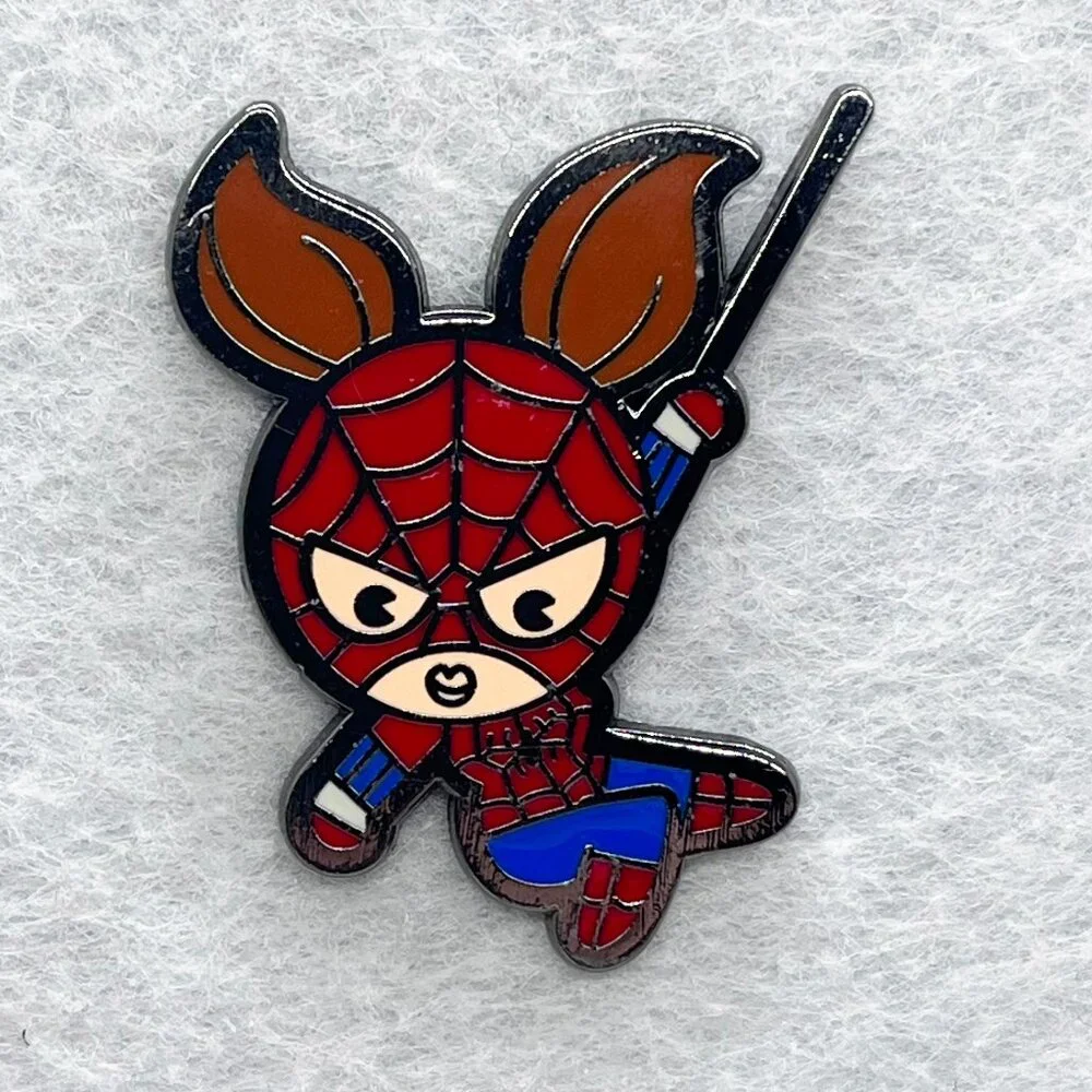 🔮 5/$25 Disney Marvel‎ Kawaii Art Spider Girl Pin